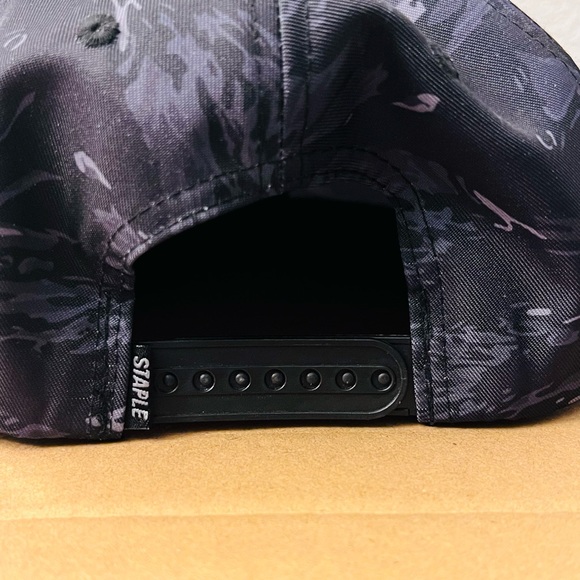 Staple Black Camo Adjustable Snapback Hat Cap One Size💎 - Picture 6 of 8